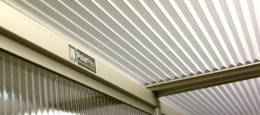 typical prefabricated hot aisle containment