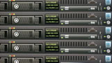 PolarFlex installed in empty server racks