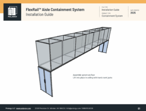 Cover image of the FlexRail Aisle Containment System installation guide