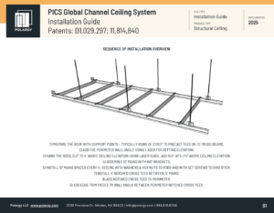Image of PICS Global Channel Ceiling System Installation Guide